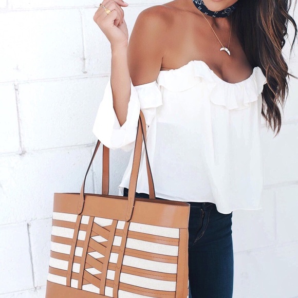 Valencia Tote - Saddle - Picture 6 of 7